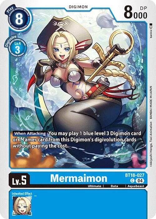 Mermaimon [BT18-027] [Release Special Booster Ver.2.0] - Destination Retro