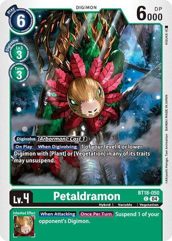 Petaldramon [BT18-050] [Release Special Booster Ver.2.0] - Destination Retro