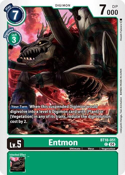 Entmon [BT18-051] [Release Special Booster Ver.2.0] - Destination Retro
