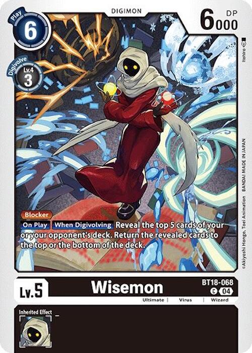 Wisemon [BT18-068] [Release Special Booster Ver.2.0] - Destination Retro