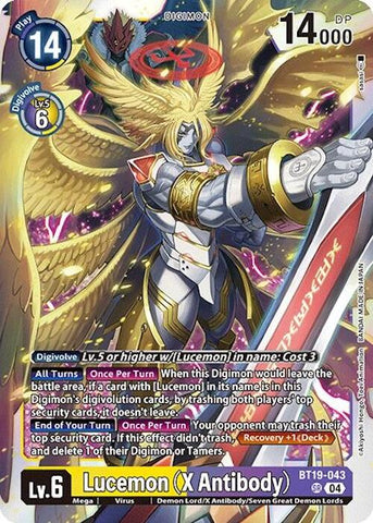 Lucemon (X Antibody) [BT19-043] [Release Special Booster Ver.2.0] - Destination Retro