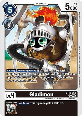 Gladimon [BT18-062] [Release Special Booster Ver.2.0] - Destination Retro