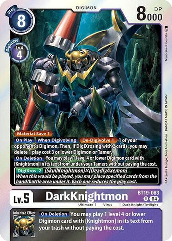 DarkKnightmon [BT19-063] [Release Special Booster Ver.2.0] - Destination Retro