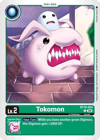 Tokomon [BT19-004] [Release Special Booster Ver.2.0] - Destination Retro