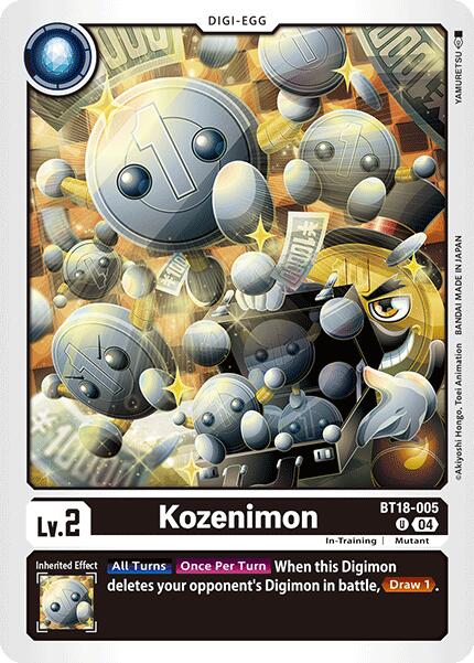 Kozenimon [BT18-005] [Release Special Booster Ver.2.0] - Destination Retro