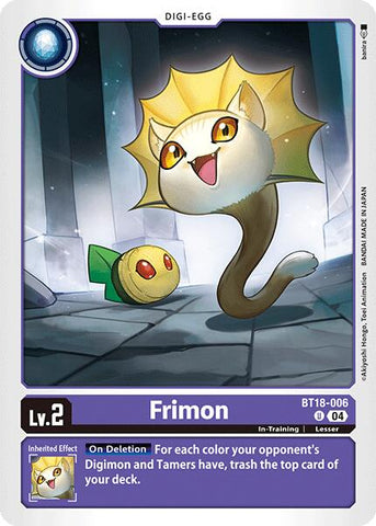 Frimon [BT18-006] [Release Special Booster Ver.2.0] - Destination Retro