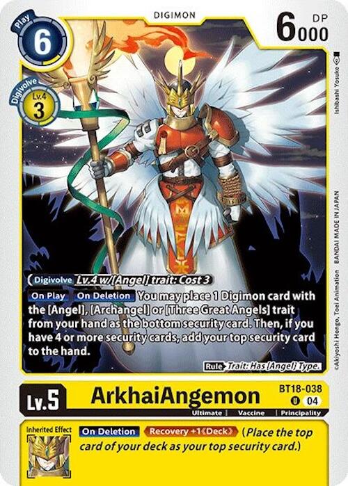ArkhaiAngemon [BT18-038] [Release Special Booster Ver.2.0] - Destination Retro