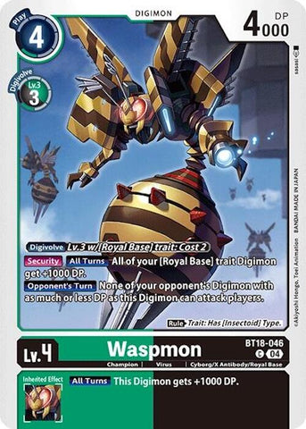 Waspmon [BT18-046] [Release Special Booster Ver.2.0] - Destination Retro