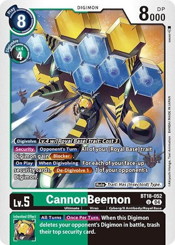 CannonBeemon [BT18-052] [Release Special Booster Ver.2.0] - Destination Retro