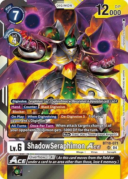 ShadowSeraphimon ACE [BT18-071] [Release Special Booster Ver.2.0] - Destination Retro