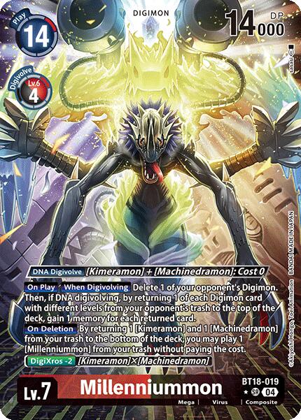 Millenniummon [BT18-019] (Alternate Art) [Release Special Booster Ver.2.0] - Destination Retro