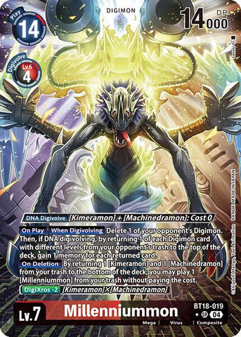 Millenniummon [BT18-019] (Alternate Art) [Release Special Booster Ver.2.0] - Destination Retro