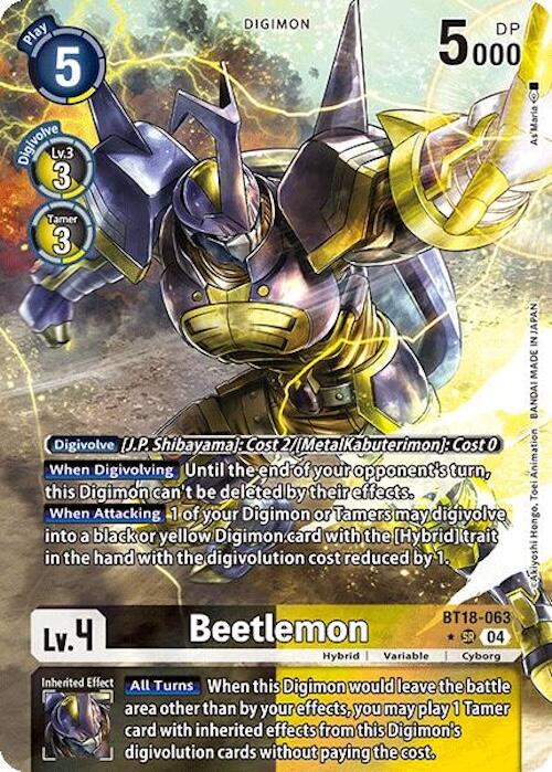 Beetlemon [BT18-063] (Alternate Art) [Release Special Booster Ver.2.0] - Destination Retro