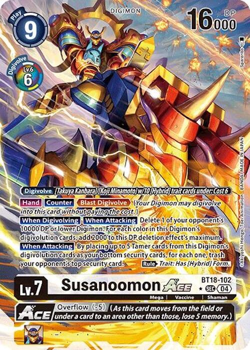 Susanoomon ACE [BT18-102] (Alternate Art) [Release Special Booster Ver.2.0] - Destination Retro