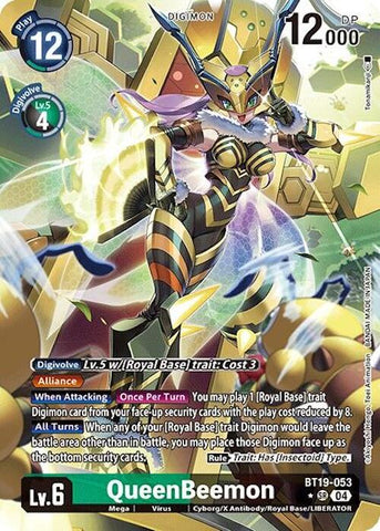 QueenBeemon [BT19-053] (Alternate Art) [Release Special Booster Ver.2.0] - Destination Retro