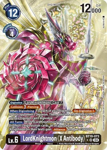 LordKnightmon [BT19-073] (X Antibody) (Alternate Art) [Release Special Booster Ver.2.0] - Destination Retro