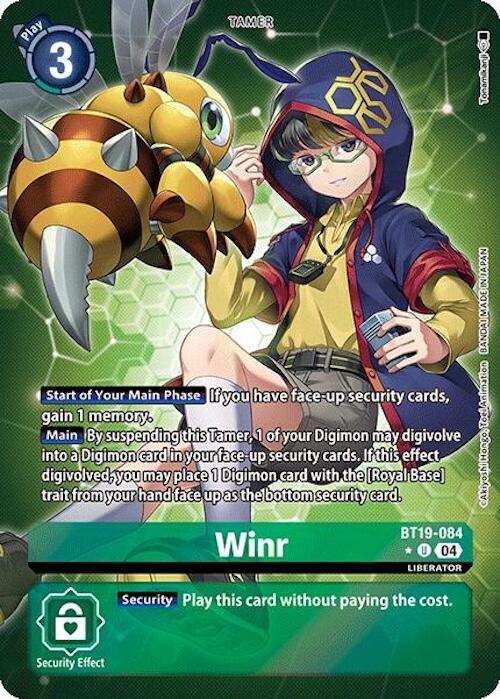 Winr [BT19-084] (Alternate Art) [Release Special Booster Ver.2.0] - Destination Retro
