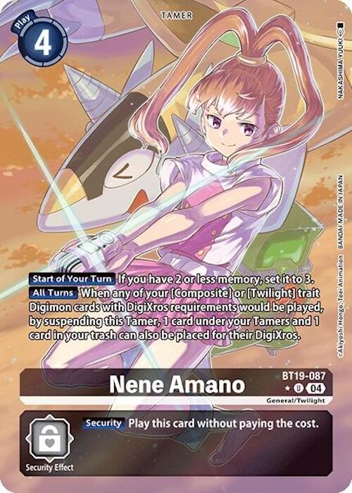 Nene Amano [BT19-087] (Alternate Art) [Release Special Booster Ver.2.0] - Destination Retro