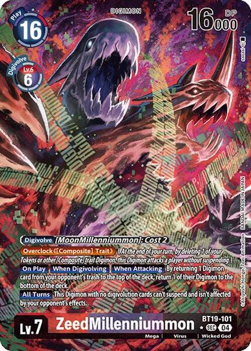ZeedMillenniummon [BT19-101] (Alternate Art) [Release Special Booster Ver.2.5] - Destination Retro