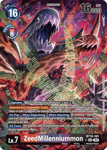 ZeedMillenniummon [BT19-101] (Alternate Art) [Release Special Booster Ver.2.5] - Destination Retro