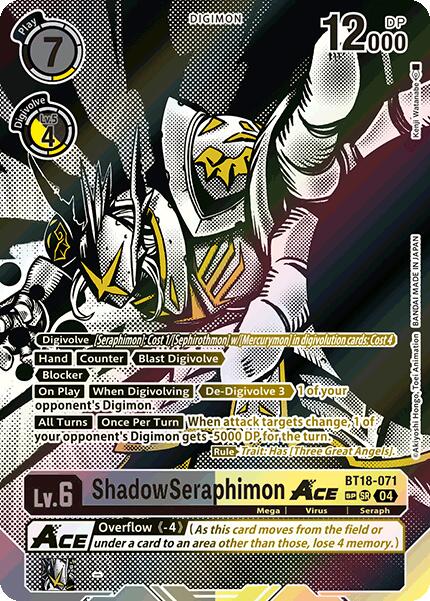 ShadowSeraphimon ACE [BT18-071] (Textured) [Release Special Booster Ver.2.0] - Destination Retro