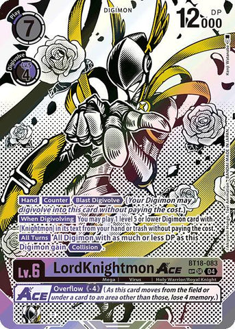 LordKnightmon ACE [BT18-083] (Textured) [Release Special Booster Ver.2.0] - Destination Retro