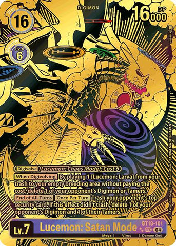 Lucemon: Satan Mode [BT18-101] (Textured) [Release Special Booster Ver.2.0] - Destination Retro