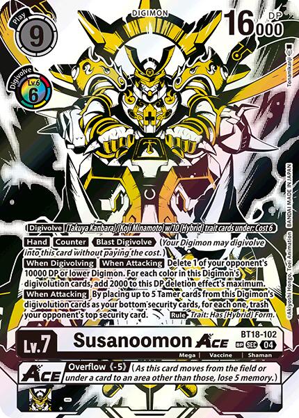 Susanoomon ACE [BT18-102] (Textured) [Release Special Booster Ver.2.0] - Destination Retro