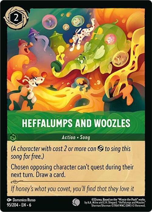 Heffalumps and Woozles (95/204) [Azurite Sea] - Destination Retro
