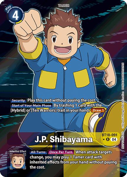 J.P. Shibayama [BT18-091] (Release Special Booster Ver.2.0: Box Promotion Pack) [Release Special Booster Ver.2.0] - Destination Retro
