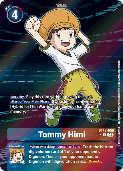 Tommy Himi [BT18-089] (Release Special Booster Ver.2.0: Box Promotion Pack) [Release Special Booster Ver.2.0] - Destination Retro
