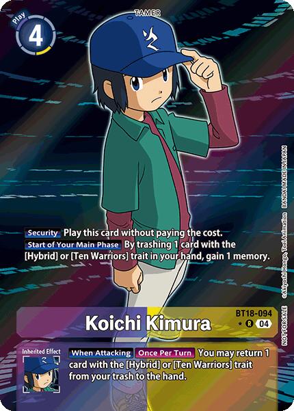 Koichi Kimura [BT18-094] (Release Special Booster Ver.2.0: Box Promotion Pack) [Release Special Booster Ver.2.0] - Destination Retro