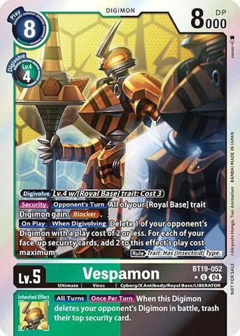 Vespamon [BT19-052] (Release Special Booster Ver.2.0: Box Promotion Pack) [Release Special Booster Ver.2.0] - Destination Retro