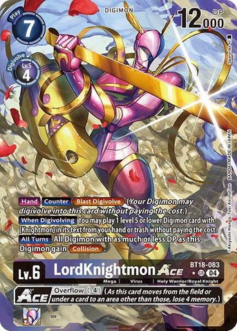 LordKnightmon ACE [BT18-083] (Alternate Art) [Release Special Booster Ver.2.0] - Destination Retro