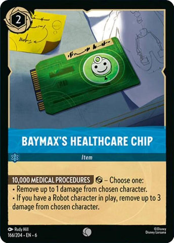 Baymax's Healthcare Chip (166/204) [Azurite Sea] - Destination Retro