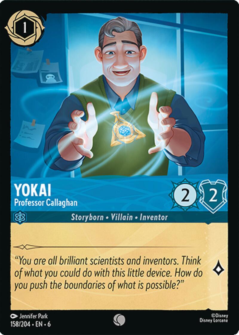 Yokai - Professor Callaghan (158/204) [Azurite Sea] - Destination Retro