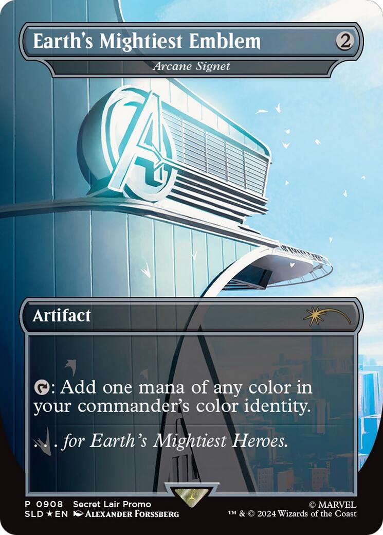 Earth's Mightiest Emblem - Arcane Signet [Secret Lair Drop Series] - Destination Retro