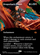 Dragonback Assault (Borderless) [Tarkir: Dragonstorm] - Destination Retro