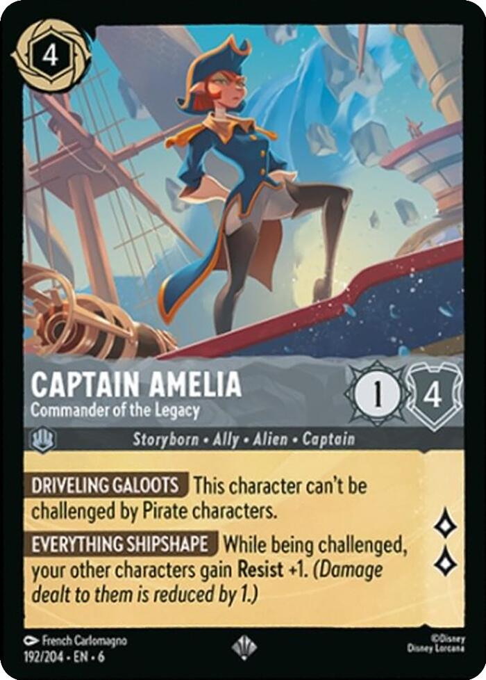 Captain Amelia - Commander of the Legacy (192/204) [Azurite Sea] - Destination Retro
