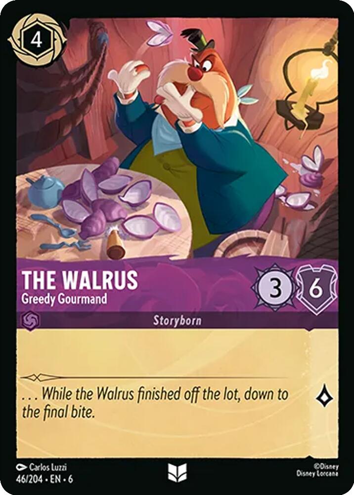 The Walrus - Greedy Gourmand (46/204) [Azurite Sea] - Destination Retro