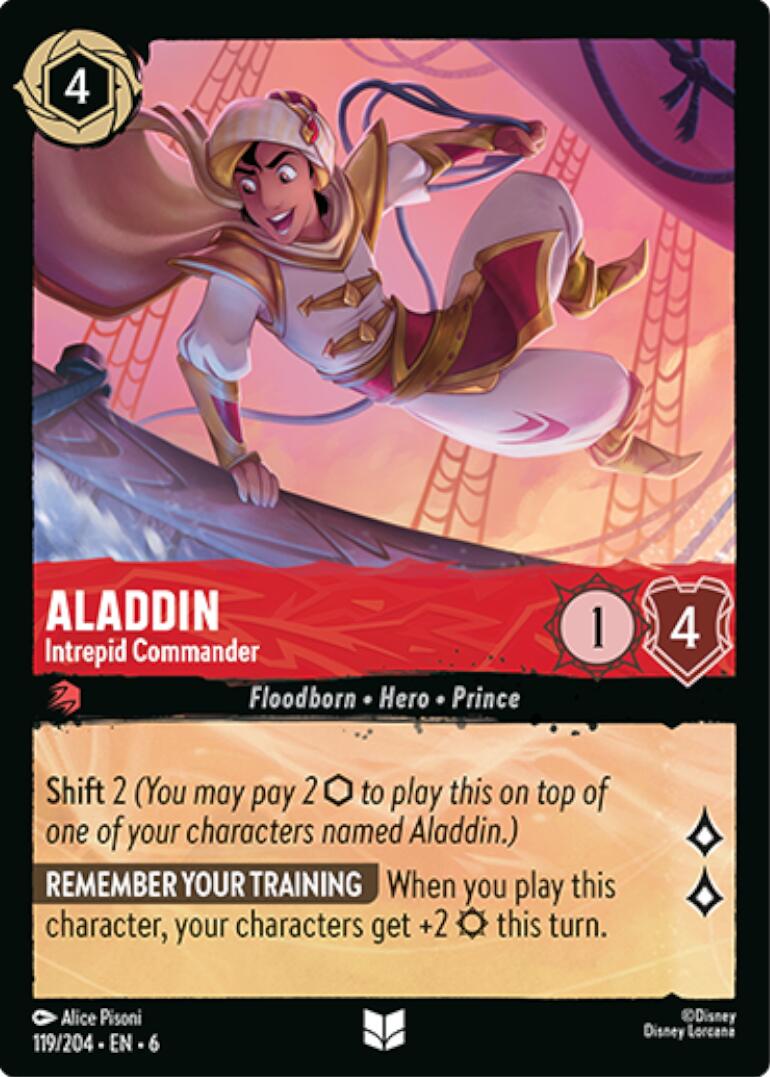 Aladdin - Intrepid Commander (119/204) [Azurite Sea] - Destination Retro