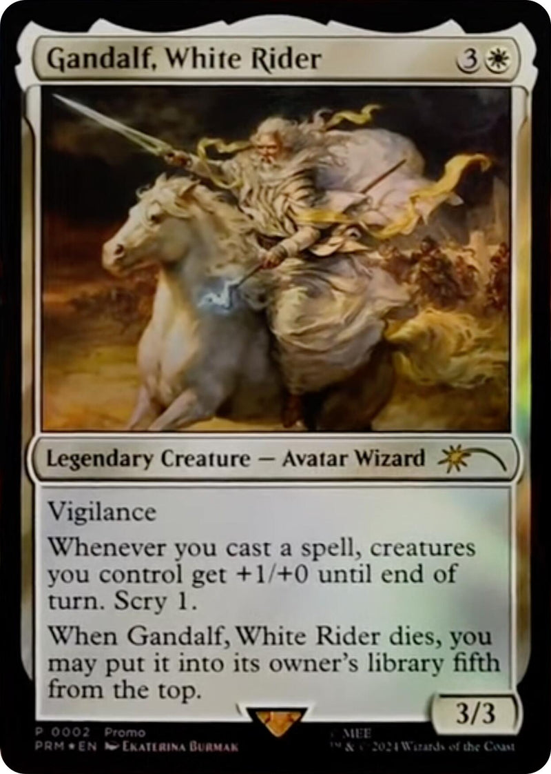 Gandalf, White Rider [Resale Promos] - Destination Retro