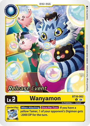 Wanyamon [BT18-003] [Release Special Booster Ver.2.0 Promos] - Destination Retro