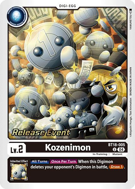 Kozenimon [BT18-005] [Release Special Booster Ver.2.0 Promos] - Destination Retro