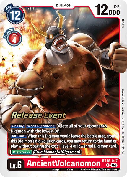 AncientVolcanomon [BT18-017] [Release Special Booster Ver.2.0 Promos] - Destination Retro