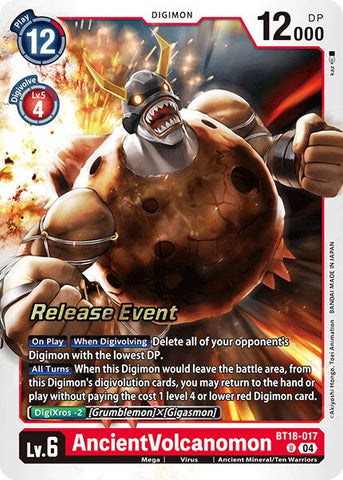AncientVolcanomon [BT18-017] [Release Special Booster Ver.2.0 Promos] - Destination Retro