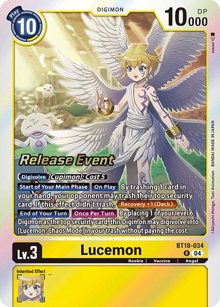 Lucemon [BT18-034] [Release Special Booster Ver.2.0 Promos] - Destination Retro