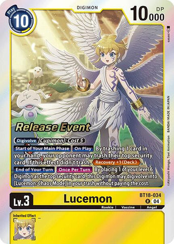 Lucemon [BT18-034] [Release Special Booster Ver.2.0 Promos] - Destination Retro