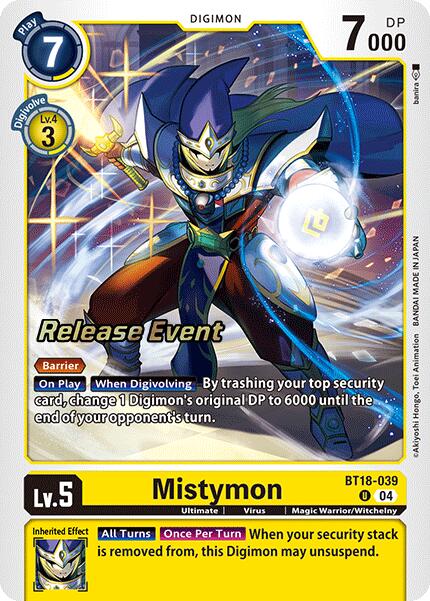 Mistymon [BT18-039] [Release Special Booster Ver.2.0 Promos] - Destination Retro