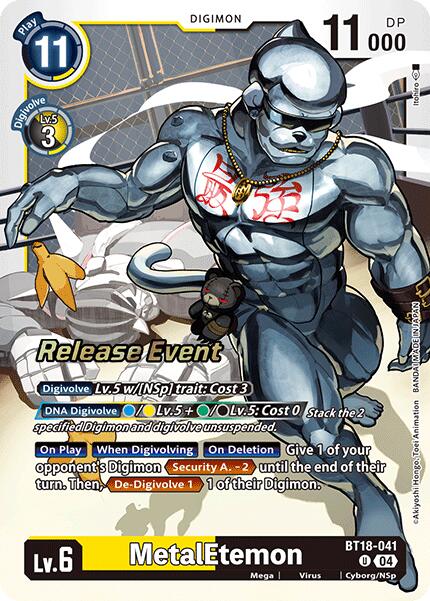 MetalEtemon [BT18-041] [Release Special Booster Ver.2.0 Promos] - Destination Retro